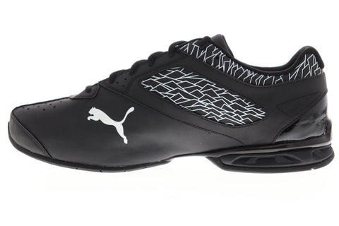 Puma Tazon 6 Wide Fracture FM 19117503 Mens Black Athletic Running Shoes 