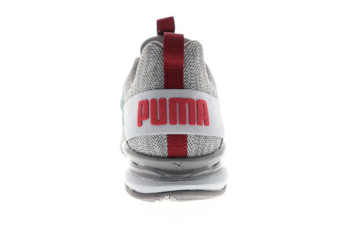 Puma Axelion 19142501 Mens Gray Textile Athletic Lace Up Running Shoes 