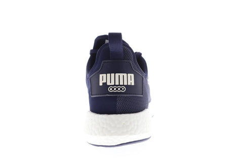 Puma Nrgy Neko Sport Mens Blue Textile Low Top Lace Up Sneakers Shoes