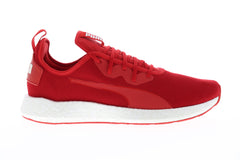 Puma Nrgy Neko Sport Mens Red Mesh Low Top Lace Up Sneakers Shoes