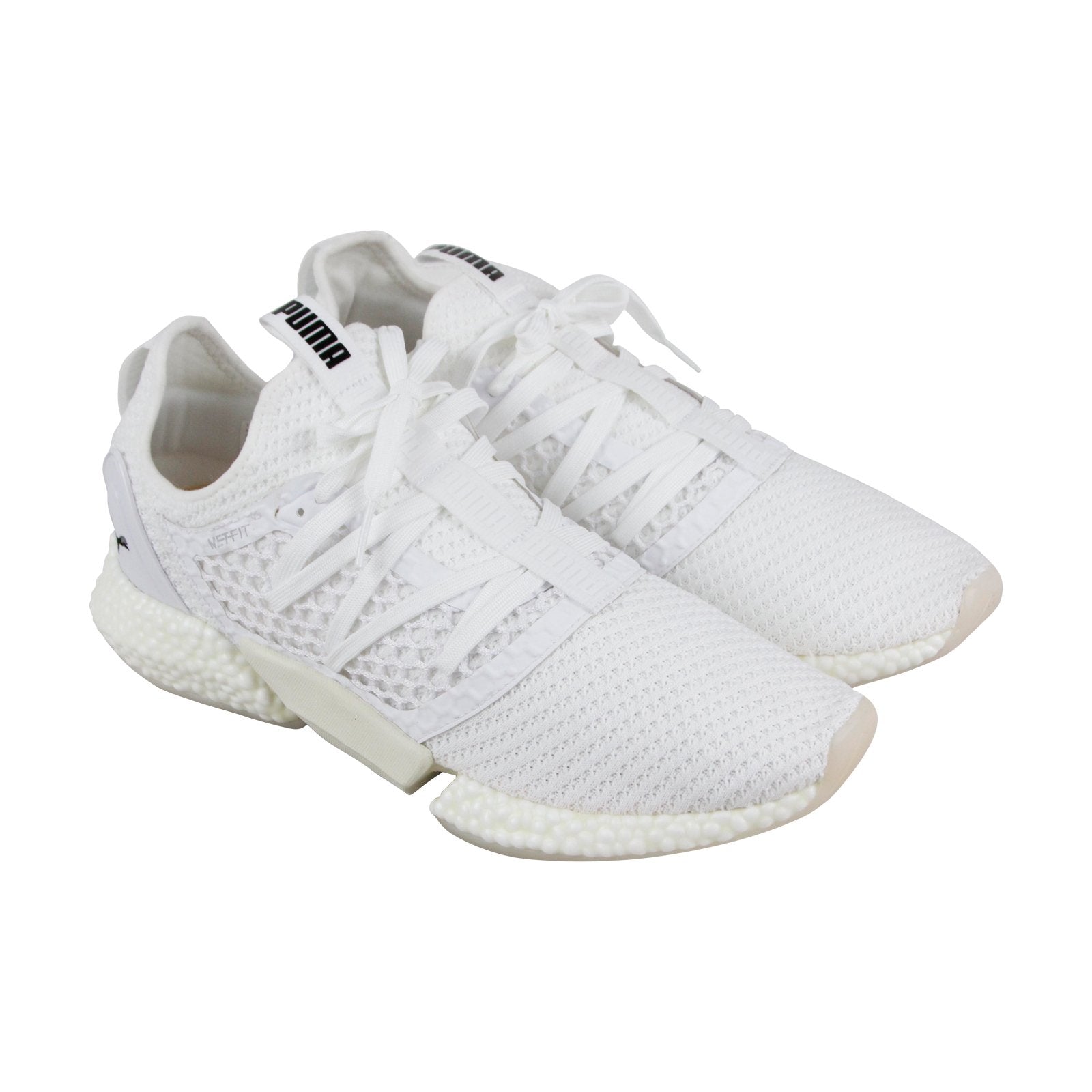 Puma Hybrid Rocket Netfit 19162404 Mens White Athletic Cross Training Shoes
