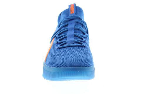 Puma Clyde Court GW 19171201 Mens Blue Canvas Athletic Basketball Shoes