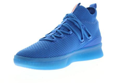 Puma Clyde Court GW 19171201 Mens Blue Canvas Athletic Basketball Shoes