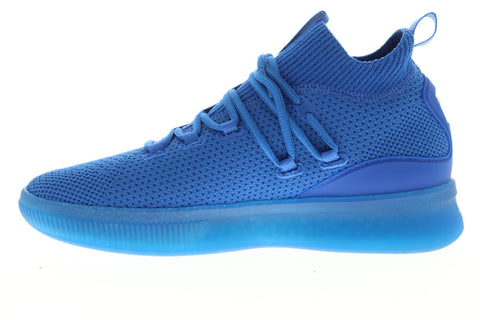 Puma Clyde Court GW 19171201 Mens Blue Canvas Athletic Basketball Shoes