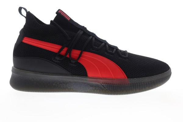 Puma Clyde Court GW 19171203 Mens Black Mesh Lace Up Athletic