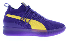 Puma Clyde Court GW 19171204 Mens Purple Canvas Athletic Basketball Shoes