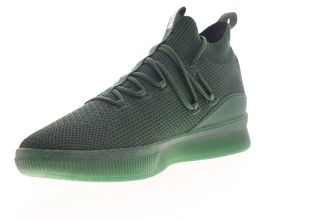 Puma Clyde Court GW 19171205 Mens Green Canvas Lace Up Athletic Baseball Shoes