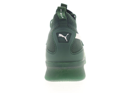 Puma Clyde Court GW 19171205 Mens Green Canvas Lace Up Athletic Baseball Shoes