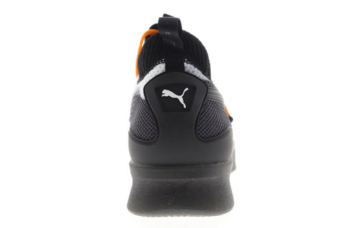 Puma Clyde Court HW 19189501 Mens Black Canvas Lace Up Athletic Basketball Shoes