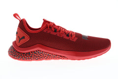 Puma Hybrid Nx Mens Red Textile Low Top Lace Up Sneakers Shoes