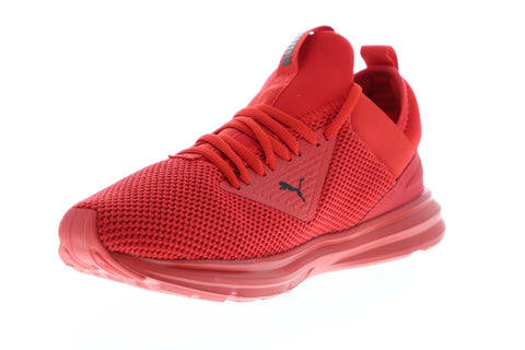 Puma Enzo Beta Woven 19244406 Mens Red Textile Low Top Sneakers Shoes 