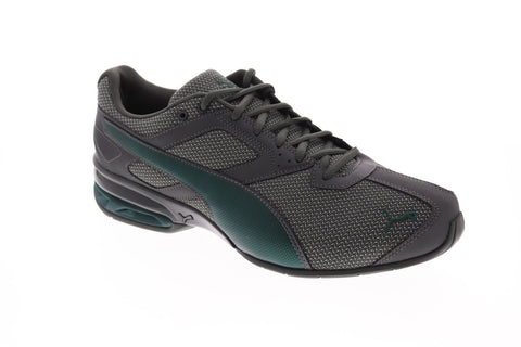 Puma Tazon 6 Zag Mens Gray Textile Athletic Lace Up Running Shoes