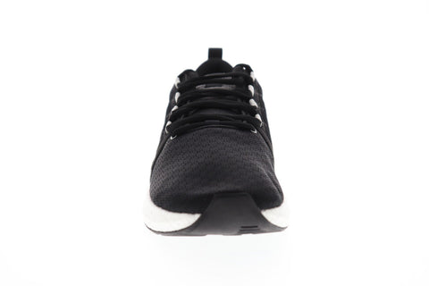 Puma Nrgy Neko Turbo Mens Black Canvas Low Top Athletic Gym Cross Training Shoes