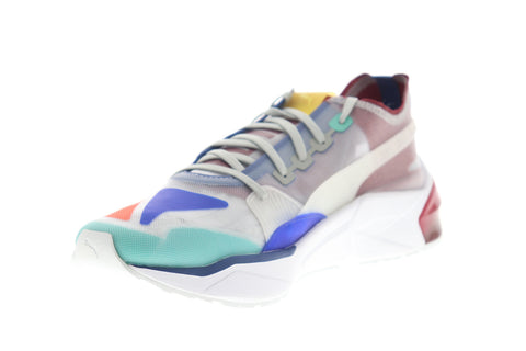 Puma LQDCell Optic Sheer 19256005 Mens White Mesh Lace Up Athletic Cross Training Shoes