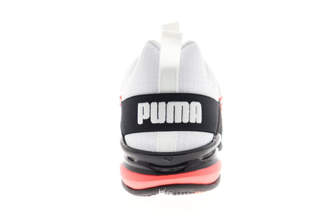 Puma Axelion RIP Mens White Textile Athletic Lace Up Running Shoes