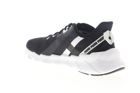 Puma Weave XT 19261101 Womens Black Mesh Lace Up Athletic Cross Training Shoes