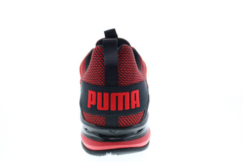 Puma Axelion Mesh Wide 19272101 Mens Red Mesh Lace Up Athletic Cross Training Shoes