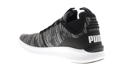 Puma Ignite Flash Daunt Evoknit Mens Black Athletic Cross Training Shoes 
