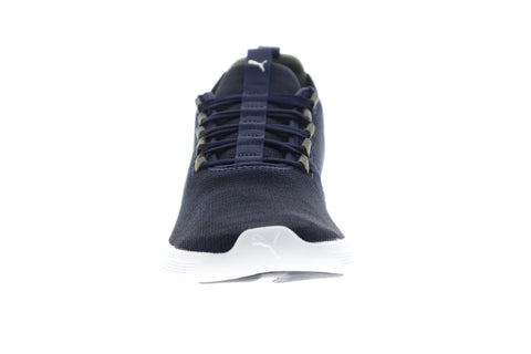 Puma Ignite Flash Daunt Evoknit Mens Blue Athletic Cross Training Shoes 