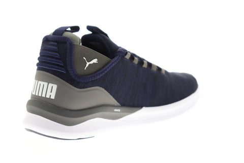 Puma Ignite Flash Daunt Evoknit Mens Blue Athletic Cross Training Shoes 