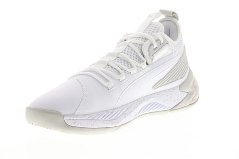 Puma Uproar Hybrid Court Core 19277506 Mens White Athletic Basketball Shoes