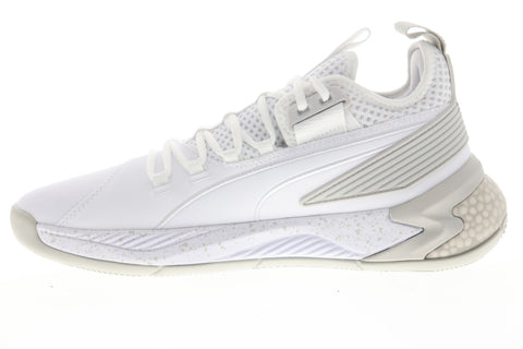 Puma Uproar Hybrid Court Core 19277506 Mens White Athletic Basketball Shoes