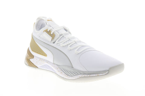 Puma Uproar Hybrid Court Core 19277509 Mens White Athletic Basketball Shoes
