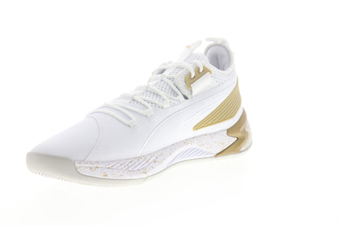 Puma Uproar Hybrid Court Core 19277509 Mens White Athletic Basketball Shoes