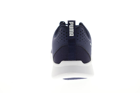 Puma Interflex Modern 19280504 Mens Blue Mesh Low Top Sneakers Shoes