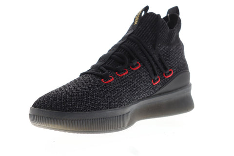 Puma Clyde Court Reform 19289201 Mens Black Canvas Athletic Basketball Shoes