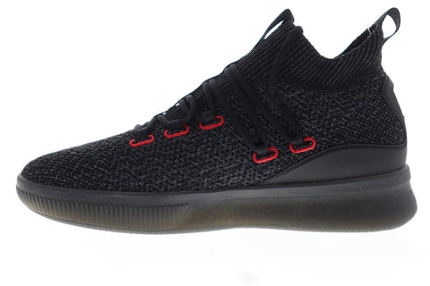 Puma Clyde Court Reform 19289201 Mens Black Canvas Athletic Basketball Shoes