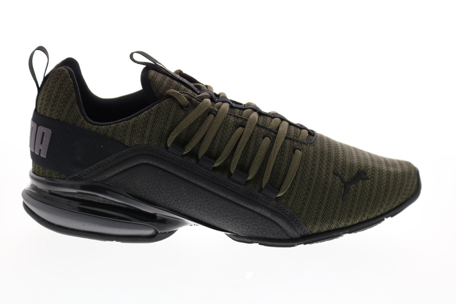 Puma Axelion Ridge 19294805 Mens Green Canvas Athletic Running