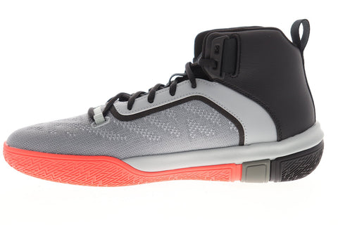 Puma Legacy Disrupt 19301801 Mens Gray Mesh Lace Up Athletic Basketball Shoes