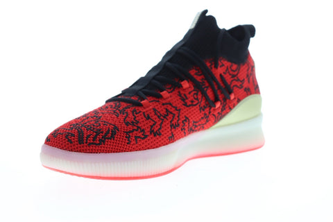Puma Clyde Court London Calling Mens Red Mesh Athletic Basketball Shoes