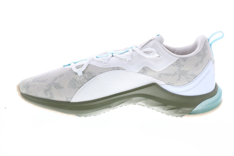 Puma LQD Cell Hydra Camo x First Mile Mens White Mesh Sneakers Shoes
