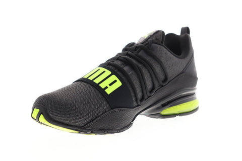 Puma Cell Regulate Bold 19314701 Mens Black Canvas Lace Up Athletic Running Shoes