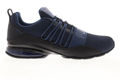 Puma Cell Regulate Bold 19314702 Mens Blue Canvas Lace Up Athletic Running Shoes