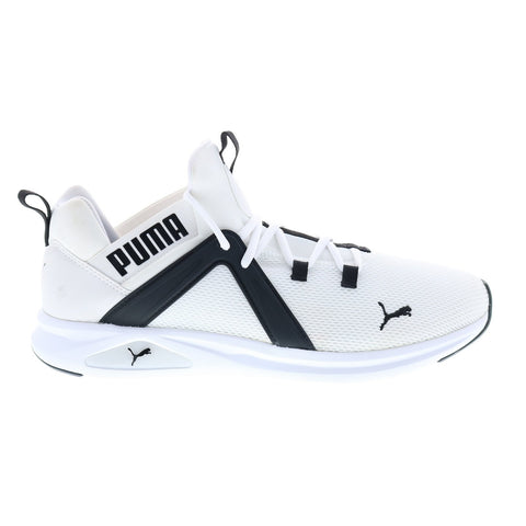 Puma Enzo 2 19324908 Mens White Mesh Lace Up Athletic Cross Training Shoes