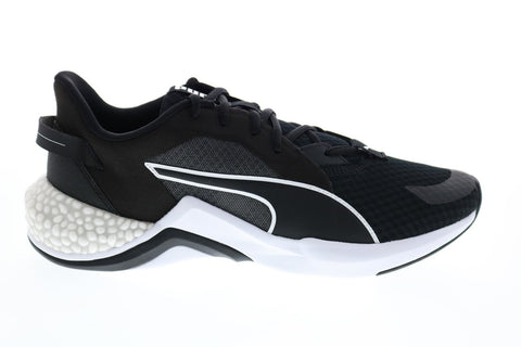 Puma Hybrid Nx Ozone 19338401 Mens Black Canvas Athletic Running Shoes