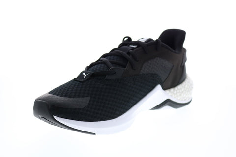 Puma Hybrid Nx Ozone 19338401 Mens Black Canvas Athletic Running Shoes