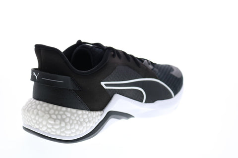 Puma Hybrid Nx Ozone 19338401 Mens Black Canvas Athletic Running Shoes
