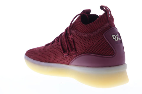Puma Clyde Court Def Jam 19338501 Mens Red Mesh Lace Up Athletic Basketball Shoes