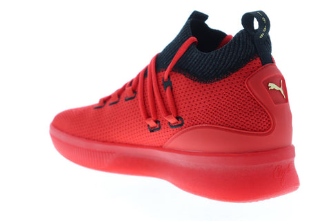 Puma Clyde Court Reform Meek 19346101 Mens Red Athletic Basketball Shoes