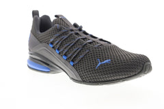 Puma Axelion Spark 19348102 Mens Gray Mesh Lace Up Athletic