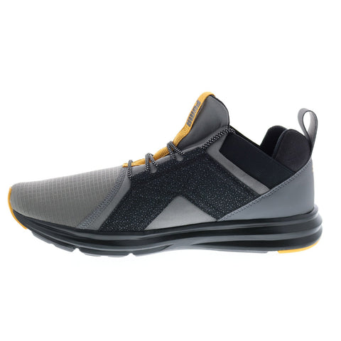 Puma Enzo Outdoor Hustle Mens Gray Canvas Lace Up Athletic Cross Training Shoes