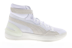 Puma Sky Dreamer 19367501 Mens White Mesh Lace Up Athletic Basketball Shoes