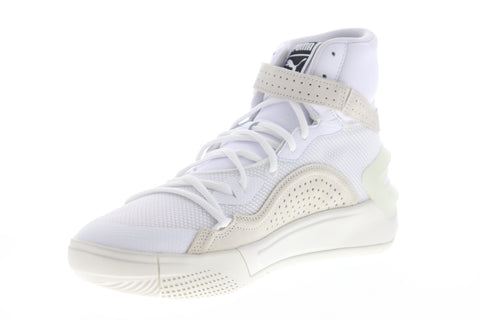 Puma Sky Dreamer 19367501 Mens White Mesh Lace Up Athletic Basketball Shoes