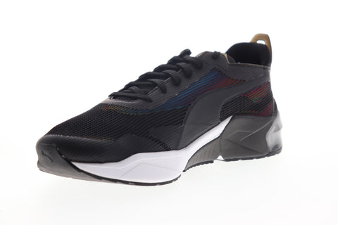 Puma LQDCELL Optic XI Iridescent Mens Black Mesh Athletic Cross Training Shoes