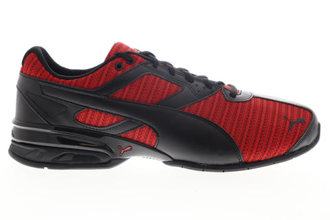 Puma Tazon 6 Ridge 19403702 Mens Red Lace Up Athletic Running Shoes