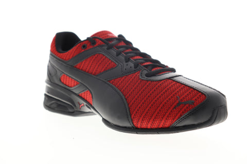 Puma Tazon 6 Ridge 19403702 Mens Red Lace Up Athletic Running Shoes